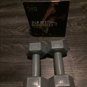 NIB Dumbbells Flo 360 Total 5 lbs